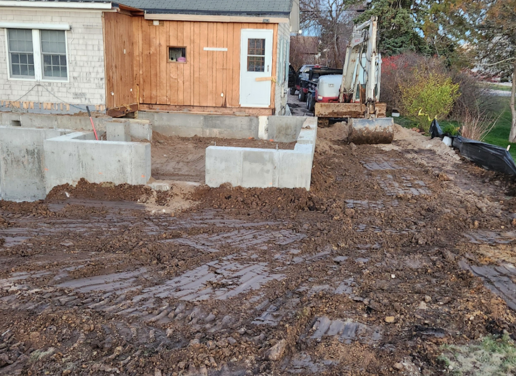 Home foundation installation